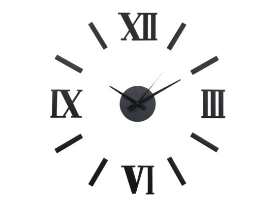 Zegar naklejany STICKER TULUS śr. 100 cm czarny