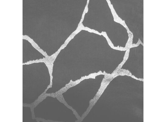 Bieżnik WUSTE 35 x 140 cm szaro-srebrny
