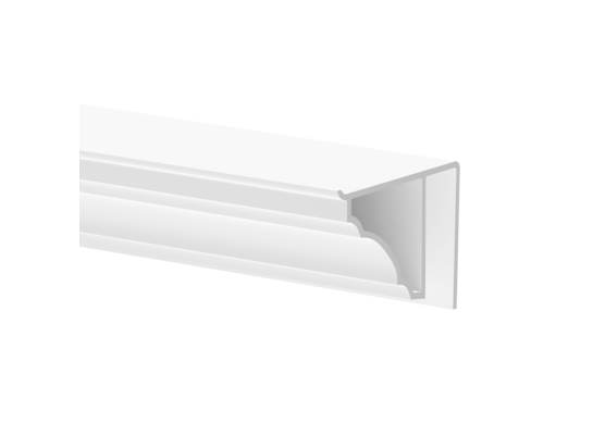 Listwa boazeryjna b4 z kieszenią biała 2,7 m