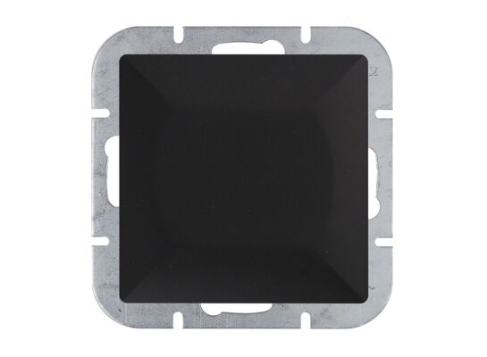 Łącznik jednobiegunowy czarny mat PERŁA