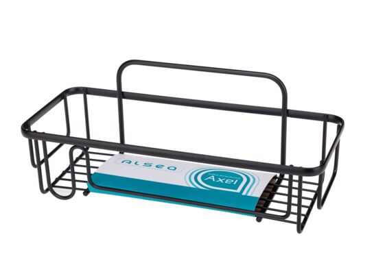 Półka łazienkowa Axel 28 x 11,5 x 10,5 cm czarna