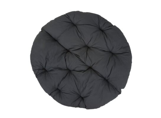 Poduszka okrągła na fotel wiszący szara D002-16PB 100 x 100 cm