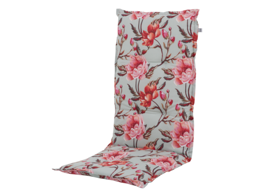 Poduszka na fotel wysoki K4 117 x 50 cm w kwiaty