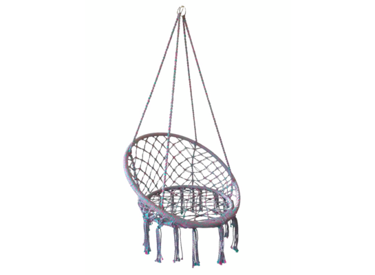 Fotel wiszący 60 x 60 cm fioletowy