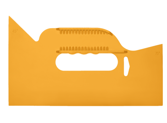 Szpachla do tapetowania 25 cm żółta twarda