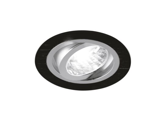 Sufitowa oprawa punktowa ALUM C czarny/chrom STRÜHM