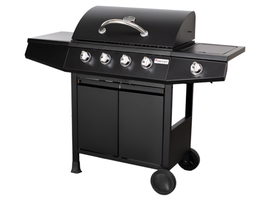 Grill gazowy 4 + 1 palnikowy MG661 9,3 kW czarny Floraland