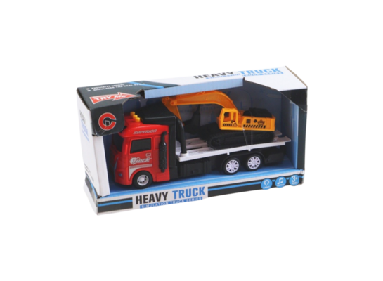 Zabawka ciężarówka z koparką 15 cm