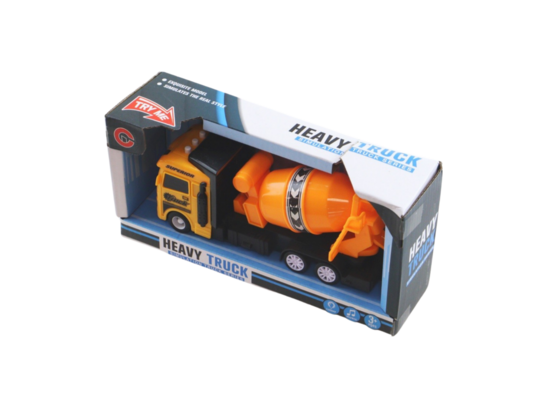 Zabawka betoniarka żółta 15 cm