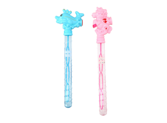 Bańki mydlane 20 cm różowe/niebieskie