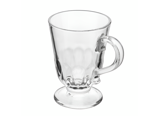 Kubek na stopce SIENA pawie pióro 320 ml