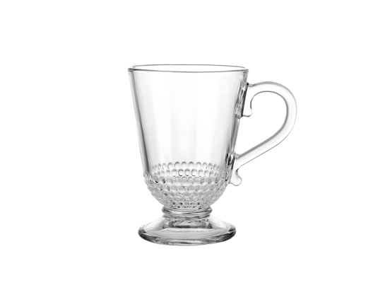 Kubek na stopce SIENA perełki 320 ml