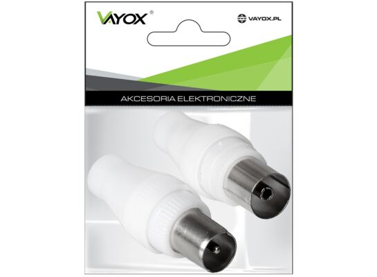 Zestaw wtyk antenowy + gniazdo antenowe Greckie VA0097 Vayox