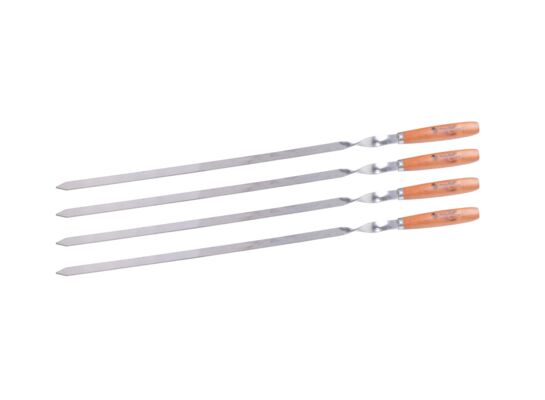 Szpikulce do szaszłyków z drewnianą rączką 60 cm 4 sztuki Floraland