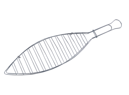 Ruszt do pieczenia ryb ze stali chromowanej 10 x 41 cm Floraland