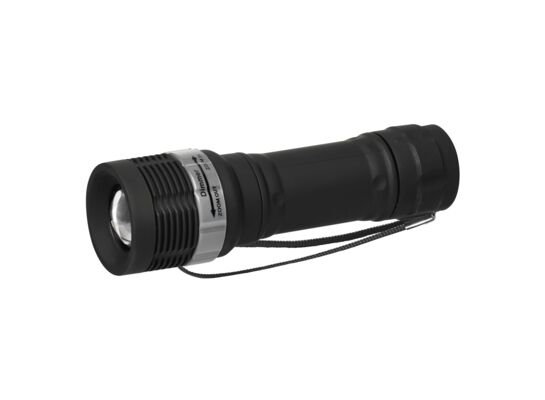 Latarka ręczna LED z zoomem 3 W 75 lm 3 × AAA