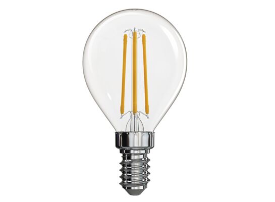 Żarówka LED Filament mini globe 3,4 W E14 ciepła biel