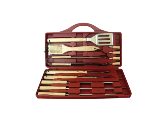 Zestaw sztućców do grilla w walizce 12 elementów Landmann