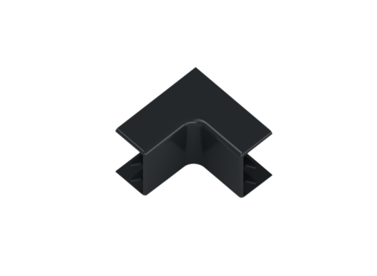 Narożnik wewnętrzny NW 15/25 czarny
