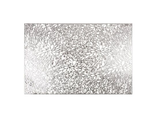 Podkładka dekoracyjna MELANIE 30 x 45 cm srebrny