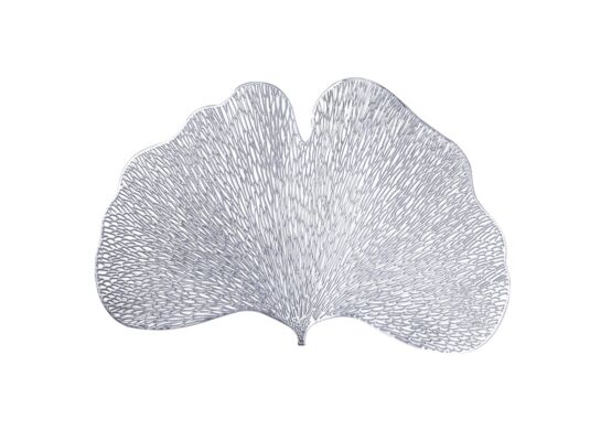 Podkładka dekoracyjna GINKO 30 x 45 cm srebrny