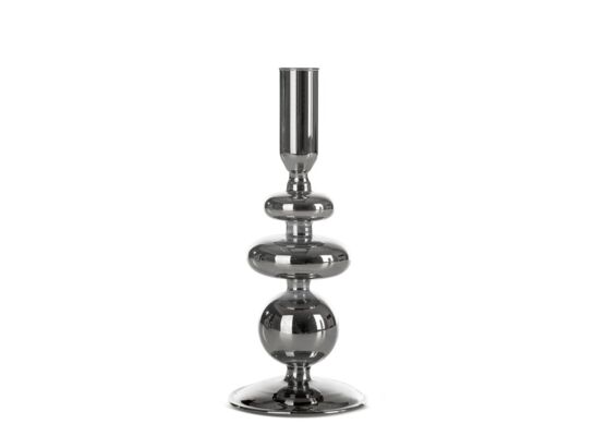 Świecznik dekoracyjny HANA01, 9 x 21 cm stalowy