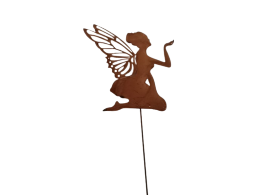 Ozdoba na piku metalowa wróżka 65 cm