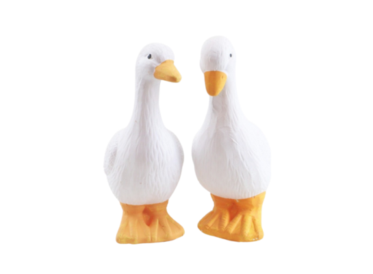 Figurka ogrodowa gęś 7 x 21 cm mix wzorów