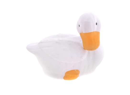 Figurka ceramiczna ogorodowa gęś 11,5 x 11,5 cm mix wzorów