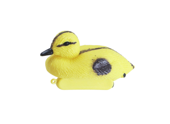 Figurka plastikowa kaczka pływająca 25 x 20 cm żółta