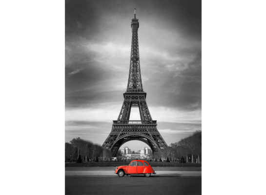 Obraz na płótnie 50 x 70 cm Paryż Samochód