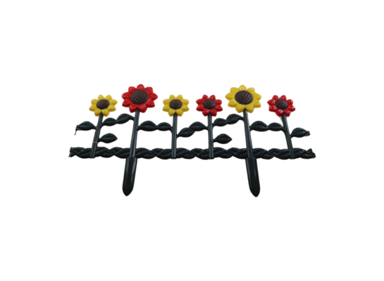 Płotek ogrodowy kwiaty 36 x 62cm