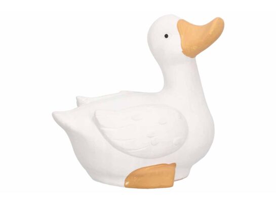 Figurka ceramiczna gęś 19 cm mix wzorów