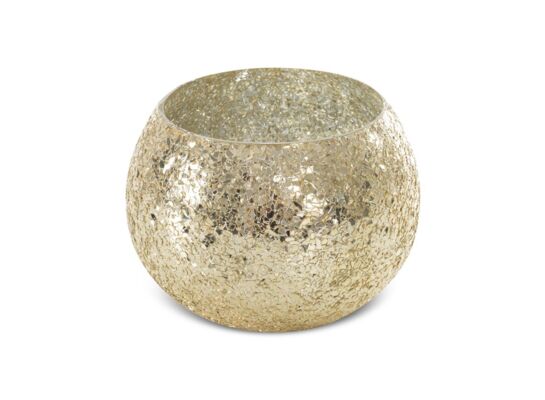 Osłonka dekoracyjna MELIA02, 18 x 18 x 14 cm złoty