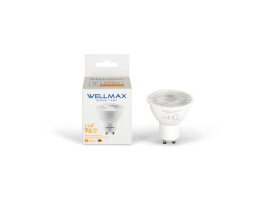 Żarówka LED GU10 1,2 W barwa ciepła Wellmax