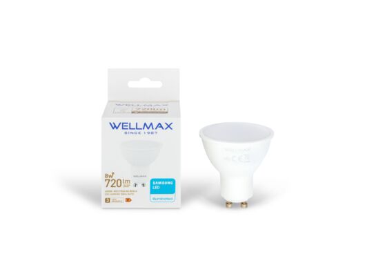 Żarówka LED GU10 8 W barwa neutralna