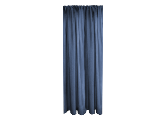 Zasłona z tunelem DERBY 140 x 260 cm granatowy