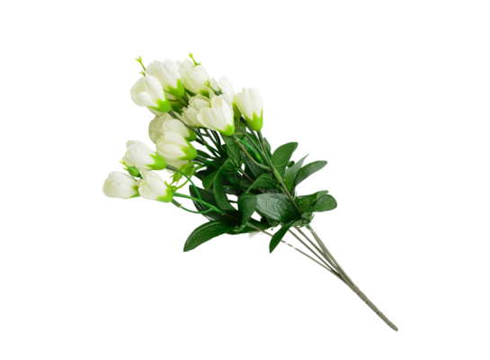 Krokus bukiet 7 główek 35 cm biały