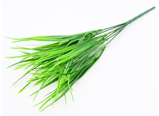 Gałązka ozdobna trawy 38 cm zielona