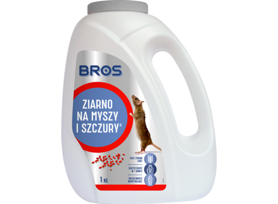 Ziarno na myszy i szczury 1 kg BROS
