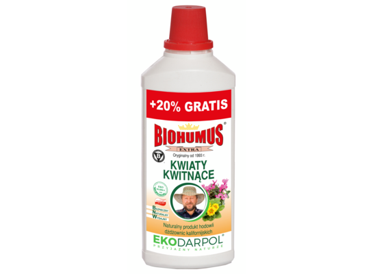 BIOHUMUS EXTRA Kwiaty kwitnące 1 L + 20% gratis