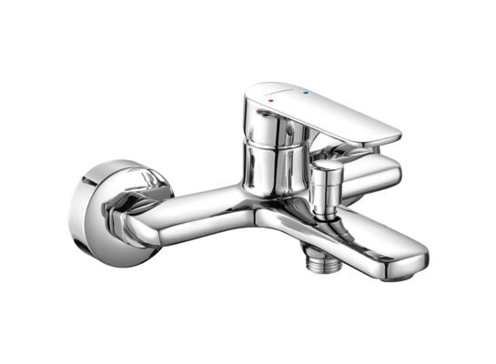 Bateria wannowa ścienna GAVA bez zestawu natryskowego chrom