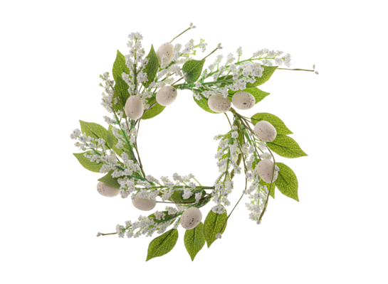 Wianek dekoracyjny wielkanocny 19 cm mix kolorów