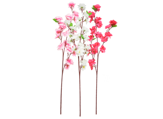 Kwiat brzoskwini 66 cm mix kolorów