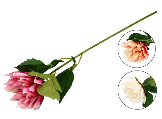 Kwiat piwonii sztuczny 76 cm mix 3 kolory