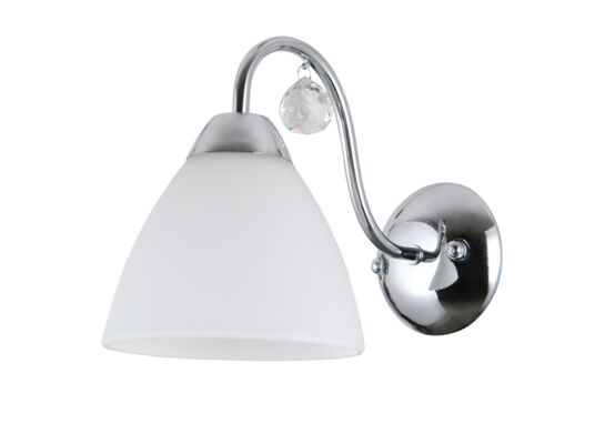 Kinkiet Lugano WL-5643-1 chrom/biały