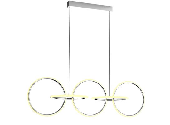 Lampa wisząca KOS 114 x 35 cm 60 W LED chrom