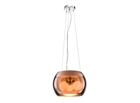 Lampa wisząca GEMO 30 3 x 40 W G9 złoty