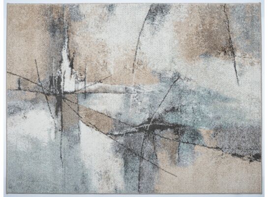 Dywan Thales 80 x 140 cm abstrakcja beżowy