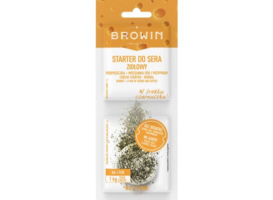 Starter do sera ziołowy - podpuszczka + mieszanka ziół i przypraw 6 g Browin
